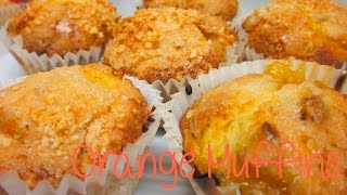 Orange Muffins || Muffins de naranja