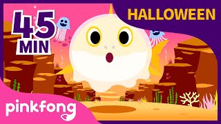 Tiburón Bebé Halloween y más canciones | Halloween | +Recopilación | Pinkfong Canciones Infantiles