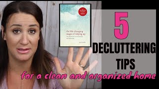 5 TIPS FOR MINIMALISM DECLUTTERING AND ORGANIZATION | KON MARI