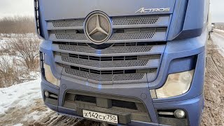 Первая ПОЛОМКА Мерседеса Актрос (((