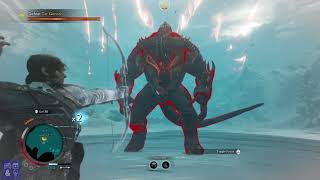 Shadow of War Frozen Flame Mission Balrog Fight