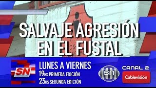 SALVAJE AGRESIÓN EN EL FUTSAL