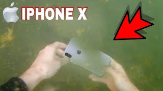 J’ai trouvé un iPhone X au fond de la rivière .. ?