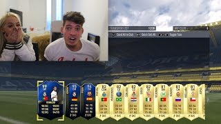 3X TOTY in a Pack IN A ROW Prank On My SISTER!!! (Fifa 17 TOTY)
