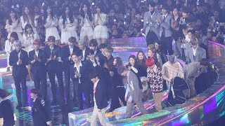 IDOLS Reaction to BTS "GLOBAL ARTIST" (방탄소년단 글로벌 아티스트상 가수석 리액션) 4K 직캠 by 비몽
