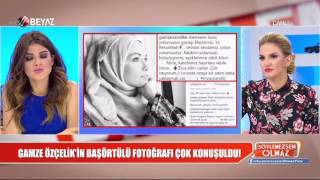 Gamze Özçelik'in türbanlı paylaşımı çok konuşuldu!