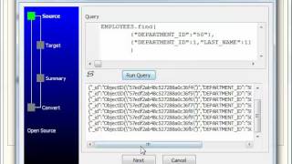 Export data from MongoDB query results to CSV file