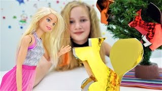 Новогоднее видео с Барби: Ёлочные игрушки