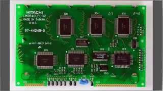 LMG6400PLGR, HITACHI, 5.3" STN-LCD, 240 x 128, Solar Technologies