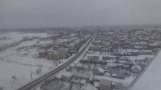 Embraer ERJ-145 посадка в Ивано-Франковске 14.I.2017 / landing in Ivano-Frankovsk IFO Ukraine