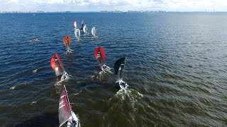 Чемпионат России 2018 в классе яхт SB20 | Старт гонок
