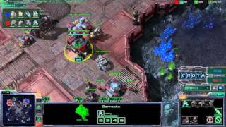 StarCraft 2 - SC414 - Sjow (T) vs Elfi (P) on Delta Quadrant