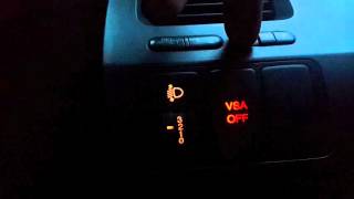 Затемнение подсветки панели лампа накаливания vs диод honda Civic 4d