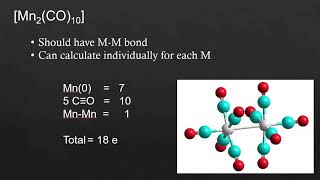 Organometallic Lecture (CHM676) UiTMCS- 18 Electron Rule