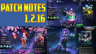 Patch 1.2.16 New hero, new skins and much more! - Mobile Legends
