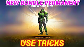 PERMANENT VENOM TOUCH BUNDLE  NEW DIAMOND IN FREE FIRE
