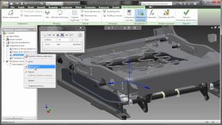 Autodesk Inventor - Symulacja dynamiczna fotela