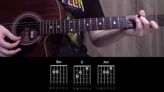 Sadderdaze - The Neighbourhood - Guitar Lesson Tab (Tutorial) - How To Play