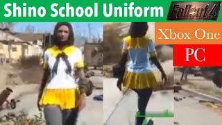 Fallout 4 Xbox One/PC Mods|Shino School Uniform CBBE