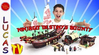 Lego Ninjago Movie Destiny's Bounty 2017! Lego Set 70618 Detailed Lego Review! Boat and Minifigures