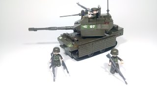 Sluban Army M38-B0287 - Battle Tank M1A2 Abrams