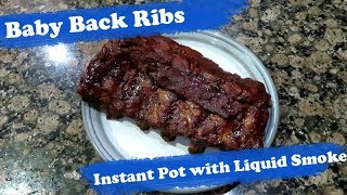 Instant Pot Baby Back Ribs with Apple Juice