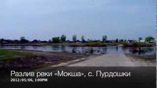 Разлив реки Мокша, село Пурдошки, р-ка Мордовия