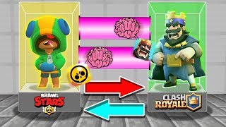 Minecraft NOOB vs PRO: BRAWL STARS BRAIN EXCHANGE! BRAWL STARS BECAME a CLASH ROYALE in Minecraft!