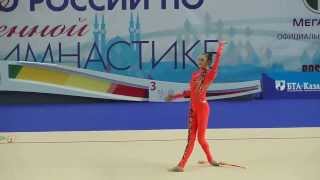 Титова Мария,булавы Первенство России по гимнастике г.Казань 2014