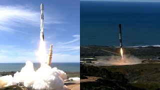 SpaceX Transporter-10 launch and Falcon 9 first stage landing