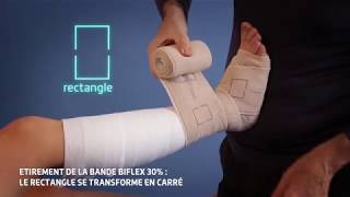 Thuasne - Pose bande Biflex - Ulcère veineux
