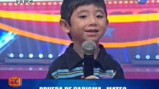 Mateo cuenta que haria si gana #PequeñosGigantesPy