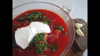 Самый дачный, летний БОРЩ с БОТВОЙ свёклы & The most dacha, summer borsch with beet tops