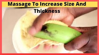 Pen!s Massage To Increase Size And Thickness!(LIVE DEMONSTRATION) Natural Method