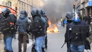 L'acte 13 des Gilets Jaunes vire à l'émeute - Paris 09.02.2019