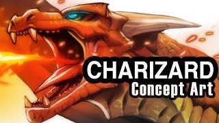 CHARIZARD - Concept Art / リザードン / EL-GRIMLOCK