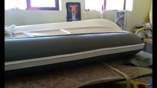 лодка своими руками часть 3 Boat made ​​of PVC with his own hands