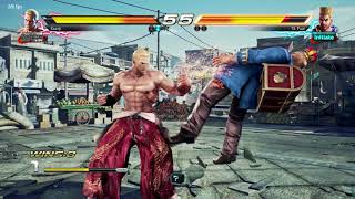 Tekken 7 - Geese Howard Treasure Battle Gameplay