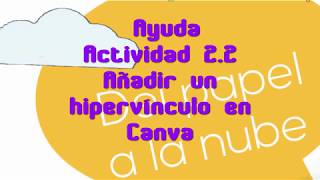 Crear hipervínculos con la aplicación en línea Canva