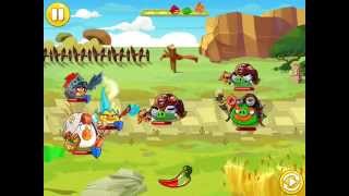 Angry birds Epic! Золотистые облака 3 и 5 уровень! Серия 21! Энгри бердз Эпик!