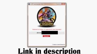 LoL RP Code Generator Download 2016