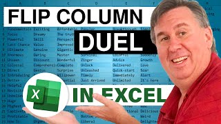 Reverse A Column In Excel - With Mike Girvin - Duel 196