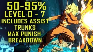 Dragonball FighterZ Trunks Extended Combo Full Guide [Level 0 - 7]