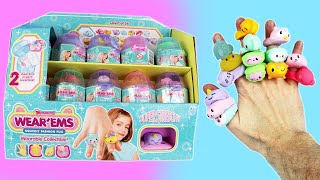 Opening Full Box of Squishy Fashion Fun WEAR'EMS by Mashems - Super Stretchy Squishies