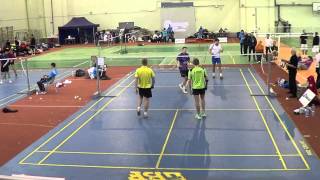 Babolat Riga Open 2013 paarismängu finaal sulgpallis