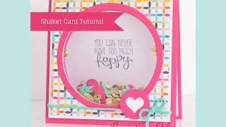 Shaker Card Tutorial