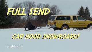 snow day hood ride