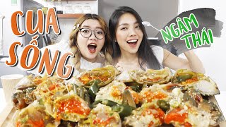 MUKBANG CUA NGÂM SỐT THÁI NGON KHÔNG TƯỞNG CÙNG CHỊ LINN NGUYỄN | THÁNH ĂN TV