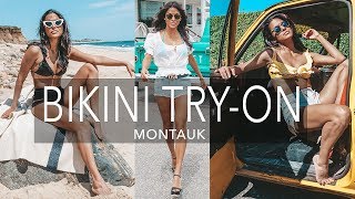 NEW SLEEK HAIR | BIKINI TRY ON IN MONTAUK | Maria Teresa Lopez