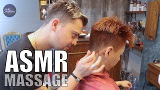 ASMR SLEEP THERAPY | ASMR BARBER MASSAGE (asmr head massage, asmr ear massage..)